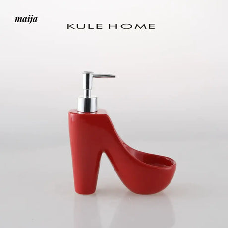 KULE HOME Ceramic Lotion Bottle and Sponge Base from KULE HOME