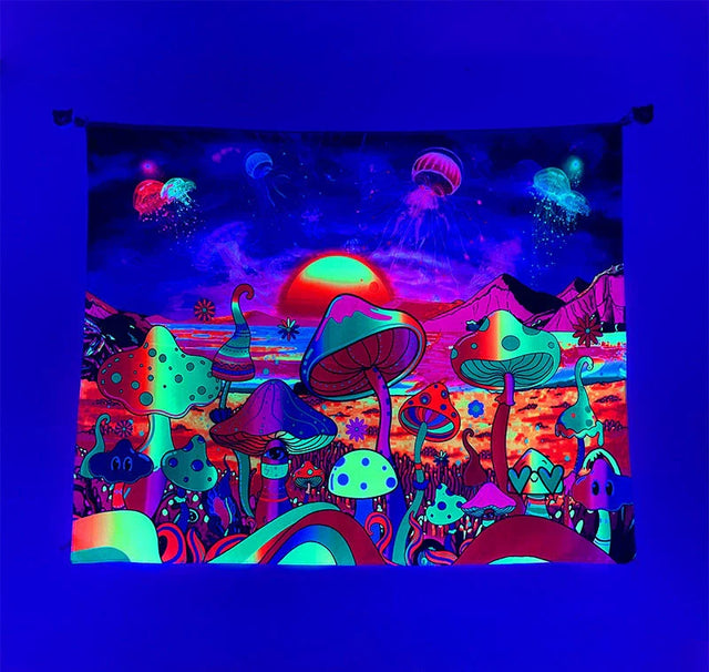 ZHANG MEIMEI Fluorescent Starry Sky Tapestry from ZHANG MEIMEI