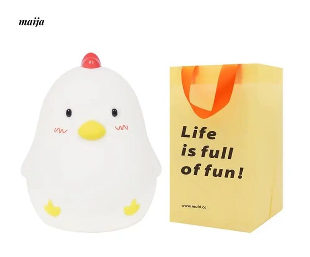 MUID Squeezy Baby Chicken Night Lamp from maija