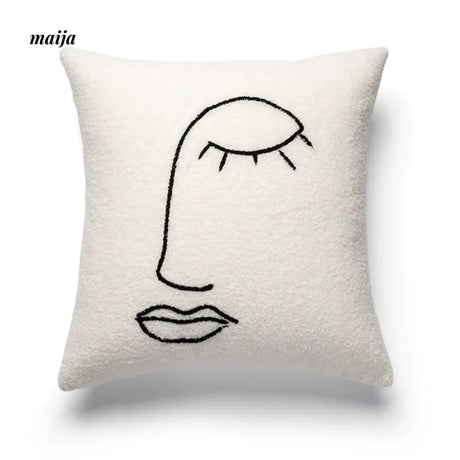 MISTYWOOD Black and White Decorative Pillow Sleeve from MISTYWOOD