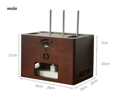 KIMACHI Wooden Cable Management Box from KIMACHI