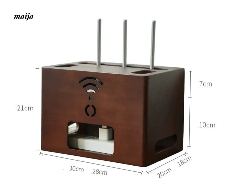 KIMACHI Wooden Cable Management Box from KIMACHI