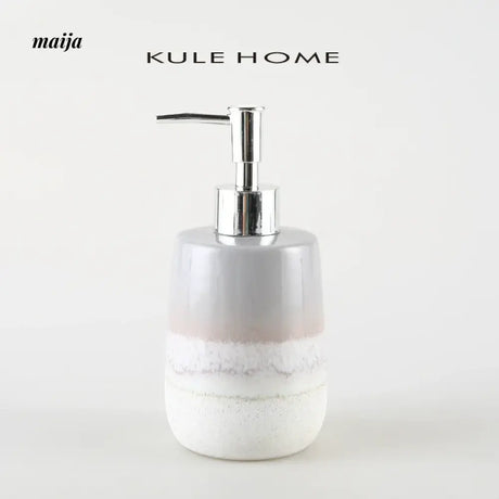 KULE HOME Retro Ceramic Lotion and Shampoo Bottle from KULE HOME