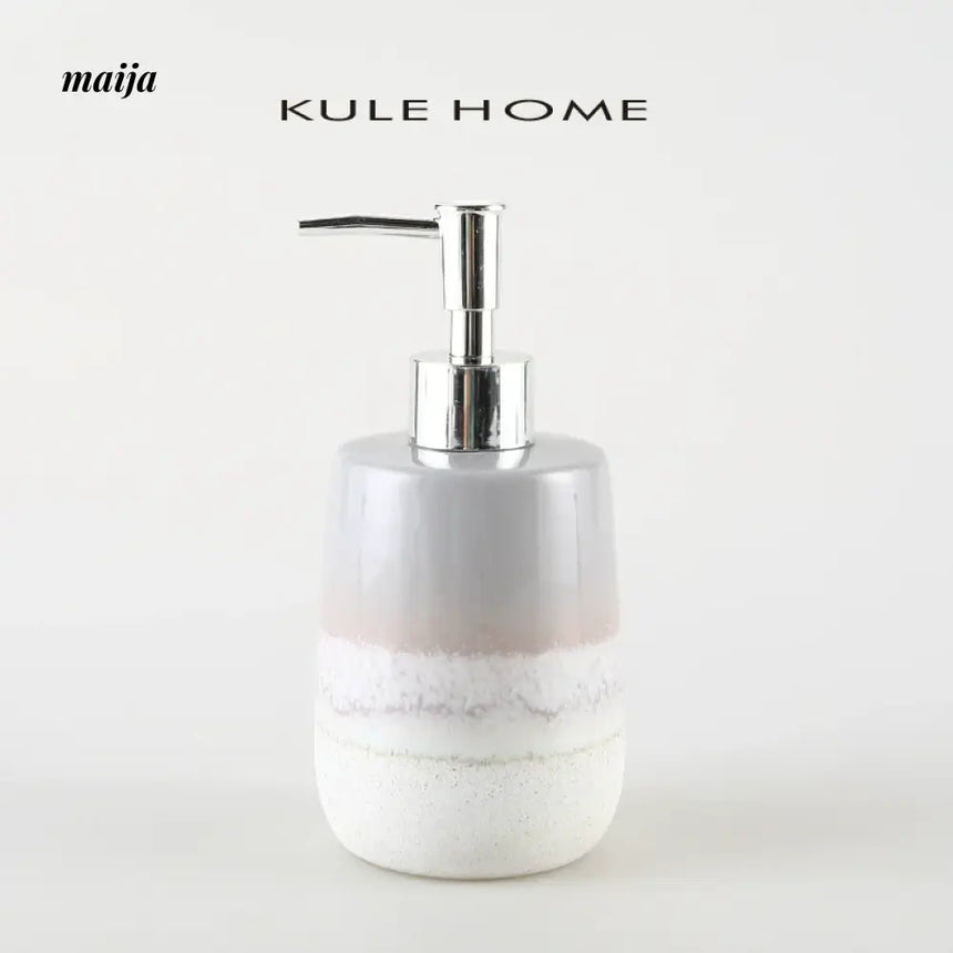 KULE HOME Retro Ceramic Lotion and Shampoo Bottle from KULE HOME