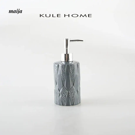KULE HOME Ceramic Lotion Bottle for Shower Gel from KULE HOME