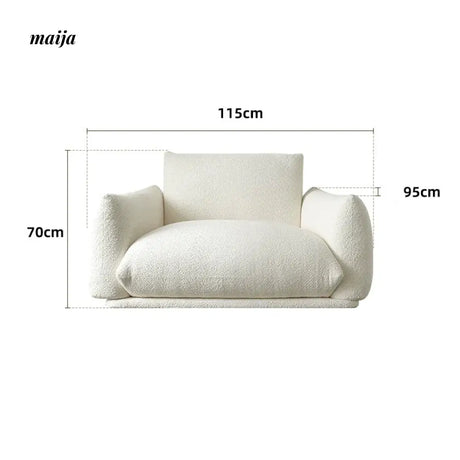 DOSMARS Ella Cream Sofa with Linen from DOSMARS