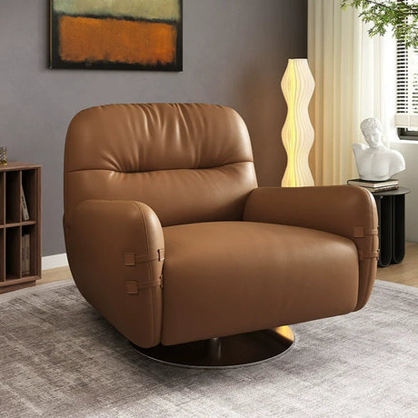 DIPU Mia Classic Cream Leather Sofa from DIPU