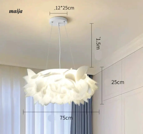 GVG Romantic Petal Ceiling Lamp from Kaiyashi