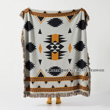 MISTYWOOD Ethnic Cotton Knitted Duvet from MISTYWOOD