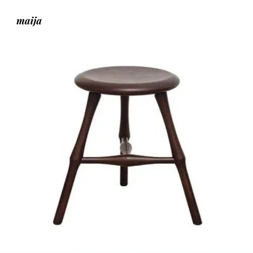 Aiza Solid Wood High Stool from maija