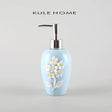 KULE HOME Sticky Flower Ceramic Hand Sanitizer and Lotion Container from KULE HOME