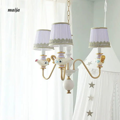 QXWD Cartoon Ceiling Lamp Princess Room from QXWD