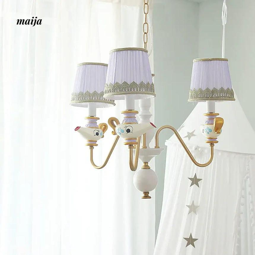 QXWD Cartoon Ceiling Lamp Princess Room from QXWD