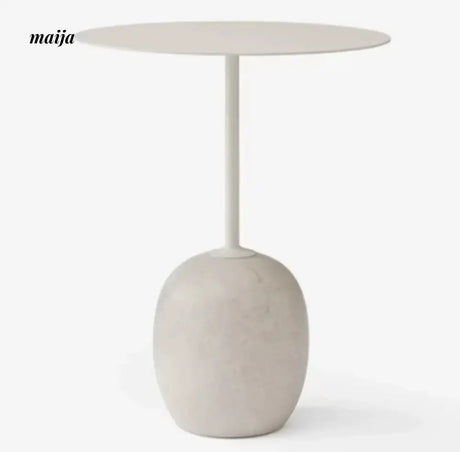 YAN JIAN Minimalist Marble Side Table from YAN JIAN