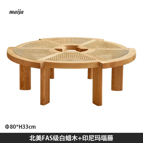 19 DREAM SPACE Rattan Tea Table from 19 DREAM SPACE