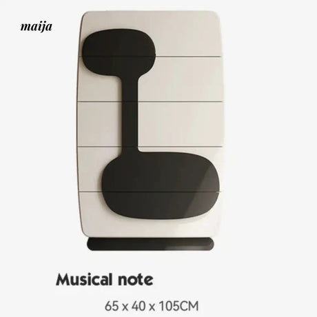 TIDELEADER Music Note Chest of Drawers from TIDELEADER
