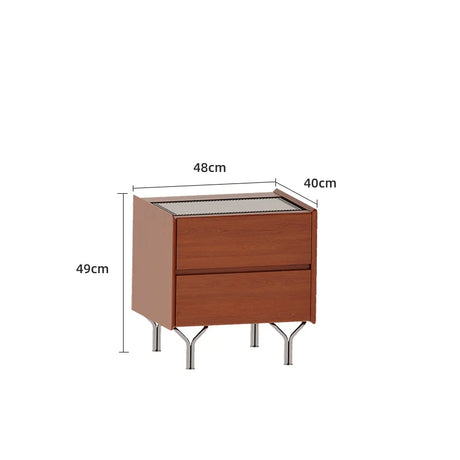 SAMMI Grace Modern Boxwood Bedside Table from SAMMI