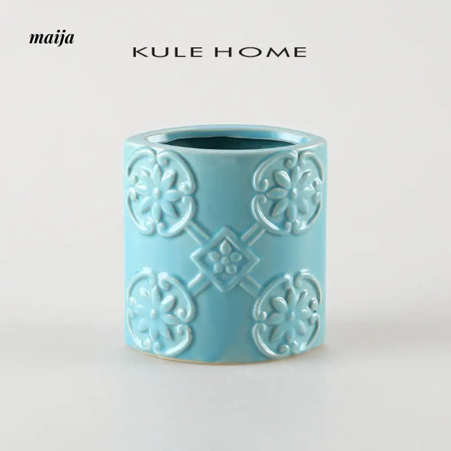 KULE HOME Luxury Ceramic Pen Holder for Desk from KULE HOME
