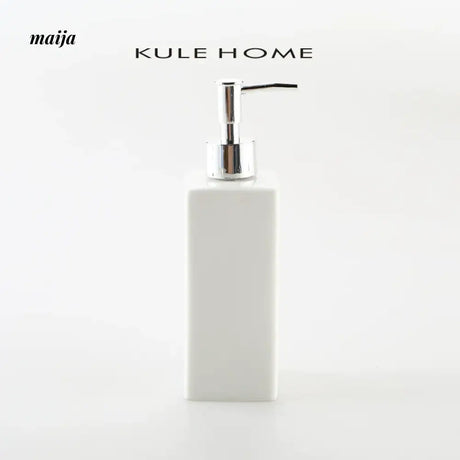 KULE HOME Ceramic Lotion Bottle with Shower Gel Dispenser from KULE HOME