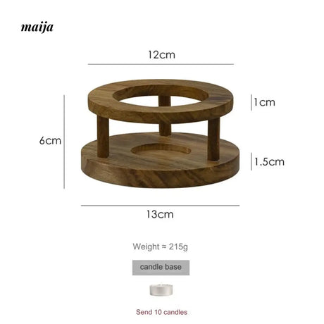Wooden Candle Heating Stove from Zodian