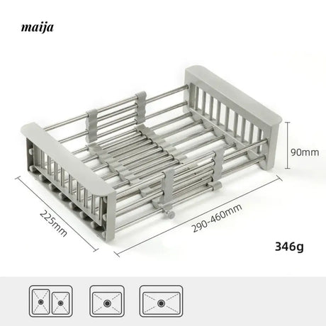 CAROTE Adjustable Kitchen Drying Rack and Storage System from CAROTE