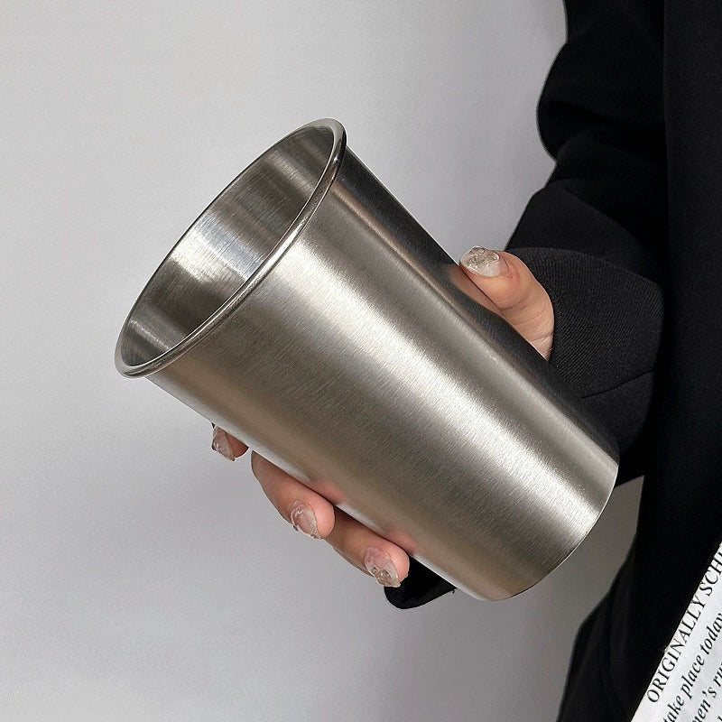 COFFEE FRUIT Capacious Glass Stainless Steel Coffee Metal Cup from COFFEE FRUIT
