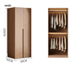 MEIHOUSE Medieval Rattan Glass Door Bedroom Wardrobe Modern Storage from MEIHOUSE