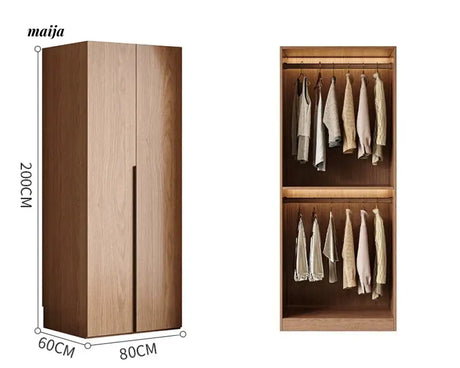 MEIHOUSE Medieval Rattan Glass Door Bedroom Wardrobe Modern Storage from MEIHOUSE
