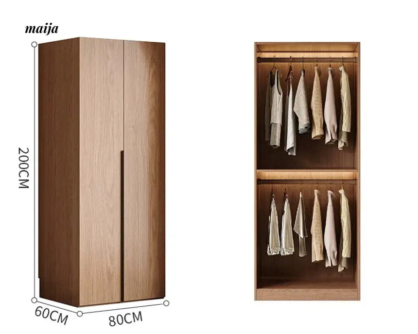 MEIHOUSE Medieval Rattan Glass Door Bedroom Wardrobe Modern Storage from MEIHOUSE
