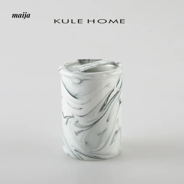 KULE HOME Marble Ceramic Pen and Brush Holder from KULE HOME
