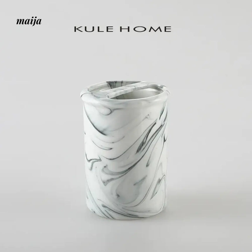 KULE HOME Marble Ceramic Pen and Brush Holder from KULE HOME