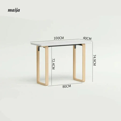 PUMPKIN BOX Nordic Solid Wood Double Desk from PUMPKIN BOX