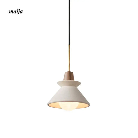 Wiley Conical Resin Pendant Lamp from maija