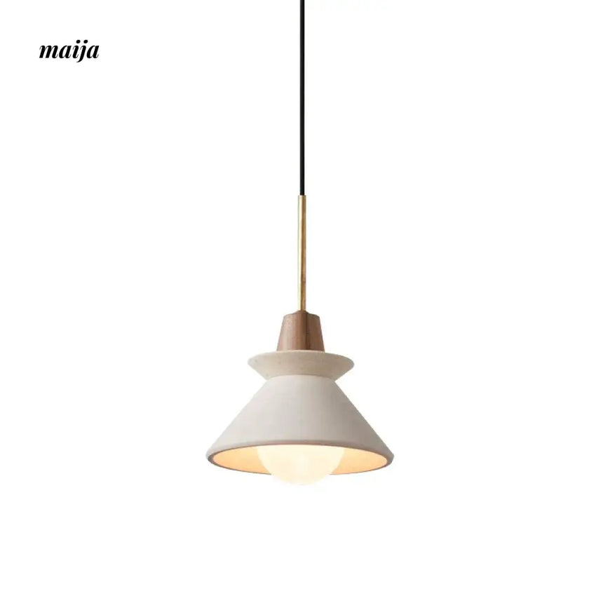 Wiley Conical Resin Pendant Lamp from maija