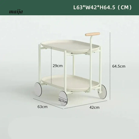 PUMPKIN BOX Scandinavian Coffee Table and Storage Cart from PUMPKIN BOX