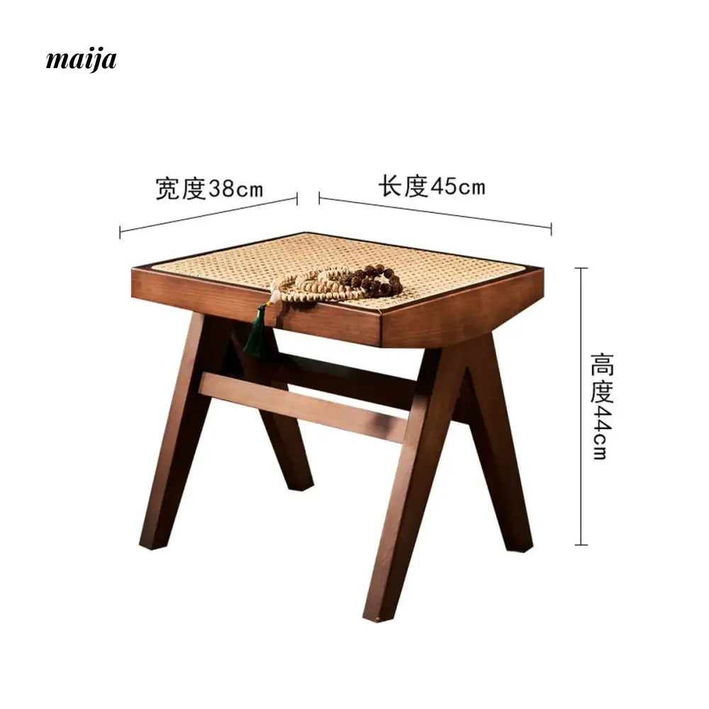 RATTAN CRAFTSMAN Rattan Shoe Stool Bench from RATTAN CRAFTSMAN