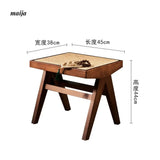 RATTAN CRAFTSMAN Rattan Shoe Stool Bench from RATTAN CRAFTSMAN