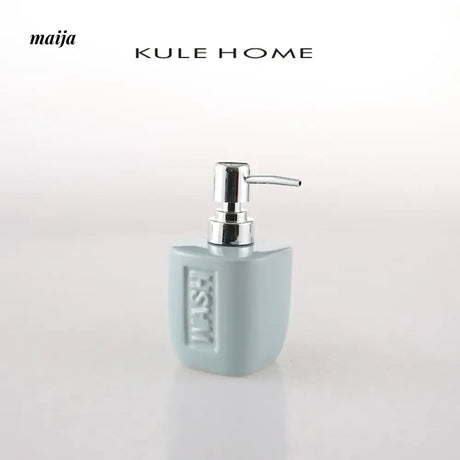 KULE HOME Pastel Ceramic Lotion Bottle for Bathroom from KULE HOME