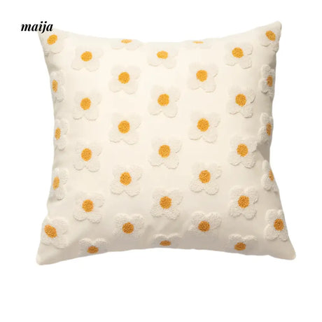 MISTYWOOD Daisy Sunflower Decorative Pillow from MISTYWOOD