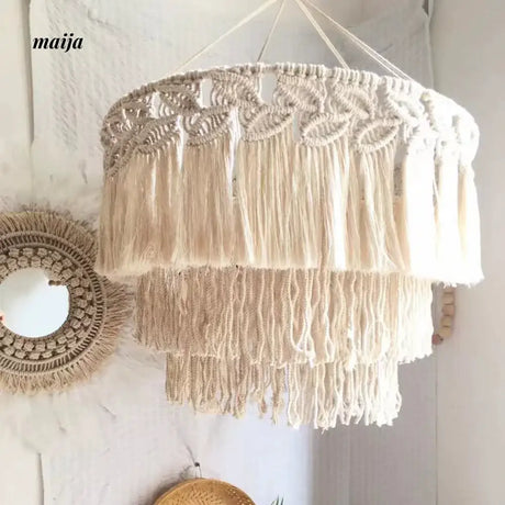 ZHANG MEIMEI Woven Lampshade Ceiling Lamp Tapestry from ZHANG MEIMEI