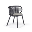MOJIA Elise Rattan Outdoor Lounge Chair for Stylish Balconies from MOJIA