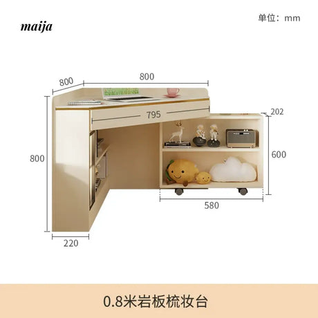 MEIHOUSE Dressing Table Minimalist Storage System Bedroom from MEIHOUSE