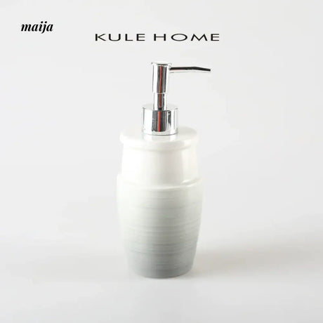 KULE HOME Gradient Ceramic Lotion and Shower Gel Bottle from KULE HOME