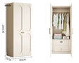 MEIHOUSE French Pine Board Wardrobe Bedroom Finished Large Cabinet from MEIHOUSE