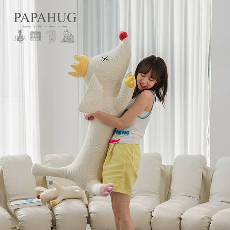 PAPAHUG Children's Knitted Doll Big Pillow from PAPAHUG