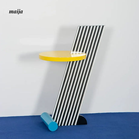 GUJI Zebra Stripes Vintage Memphis Coffee Table from GUJI