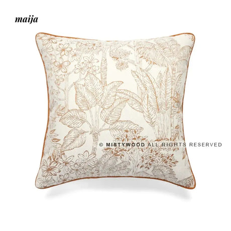MISTYWOOD French Light Luxury Orange Pillow from MISTYWOOD