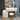 BESTFU Maelle Cream Compact Dressing Table with Clean Lines from BESTFU