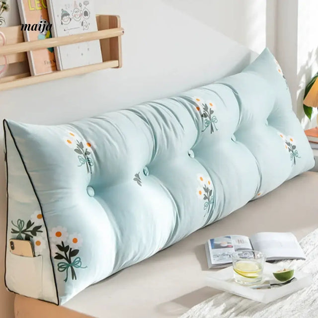 MAN YUE HOME Cooling Silk Bedside Pillow for Tatami in Summer from MAN YUE HOME