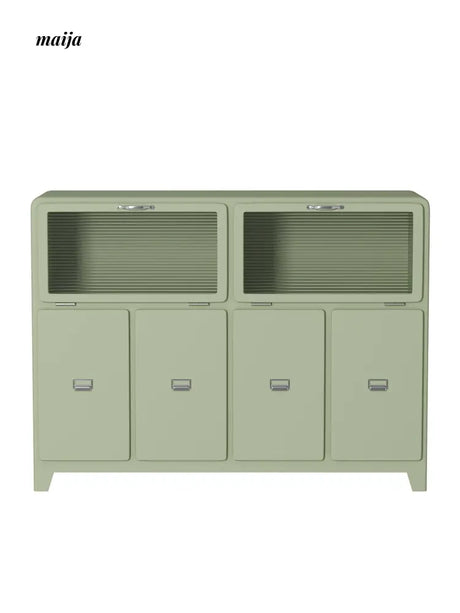 GUJI Retro Coffee Cabinet for Multifunctional Storage from GUJI